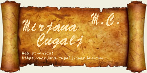 Mirjana Čugalj vizit kartica